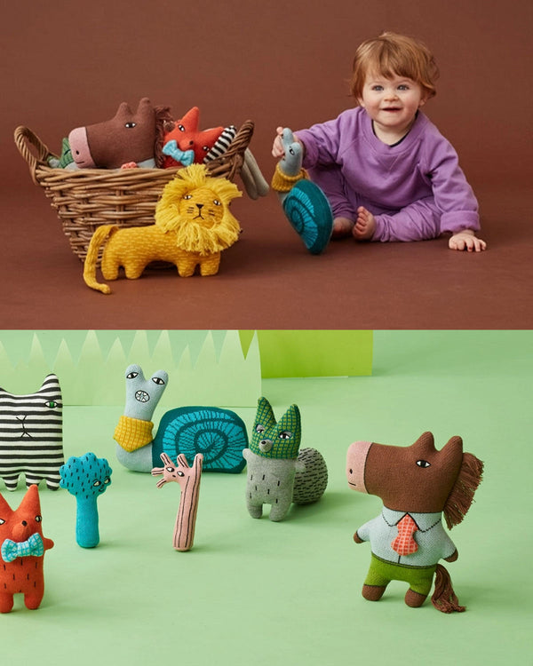 Kuscheltier Danny Donkey aus Baumwollstrick