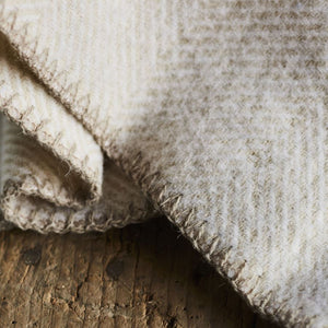 Wolldecke Ivar Beige