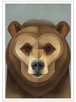 Kodiak Bear Postkarte