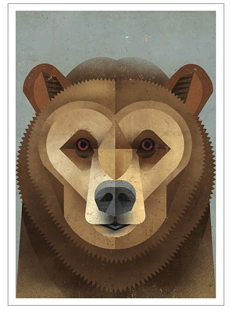 Kodiak Bear Postkarte