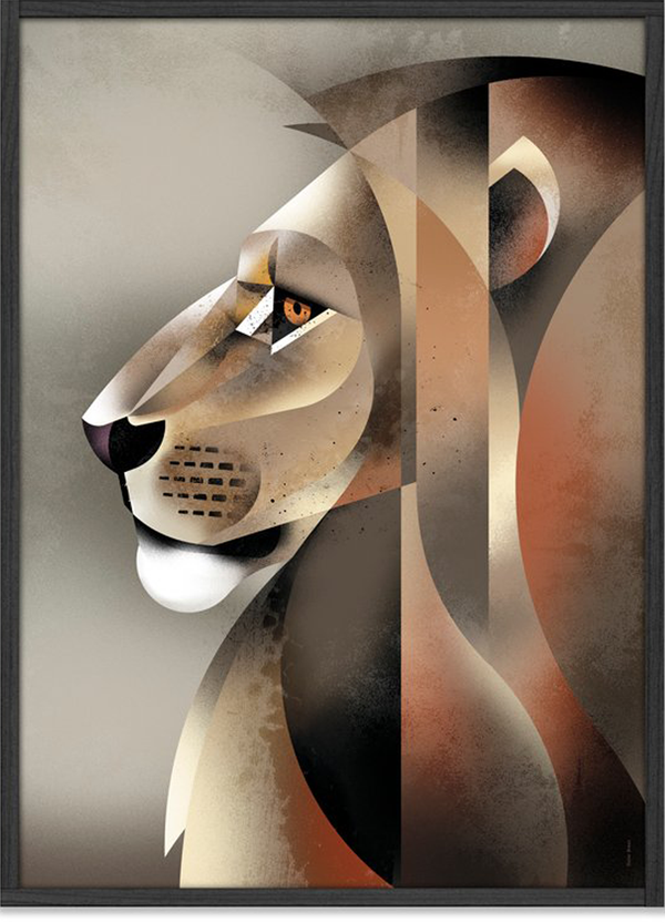 Lion Poster (50x70cm)