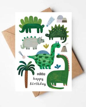 Dinosaurs Klappkarte