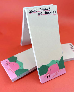 Doing Things No Thanks Block - Slinga Illustration