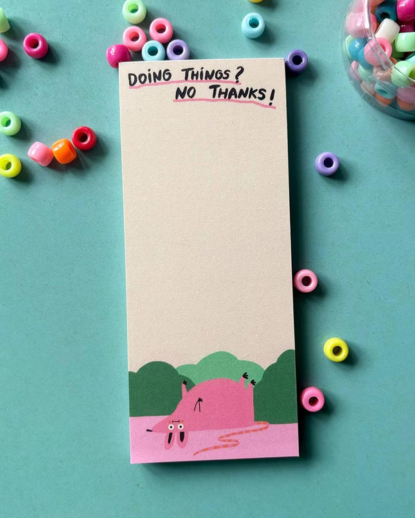 Doing Things No Thanks Block - Slinga Illustration