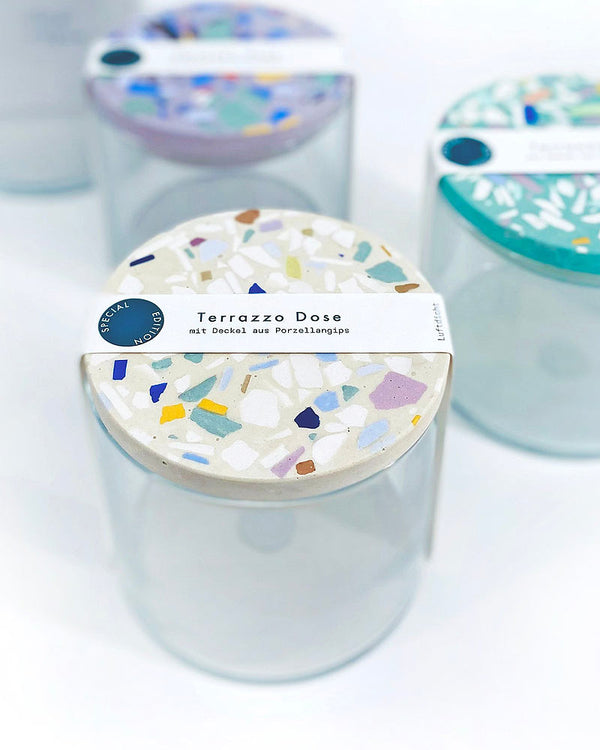 Dose 700ml Terrazzo Bold Sand Glas