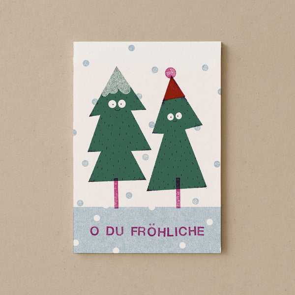 Oh Du Fröhliche Postkarte