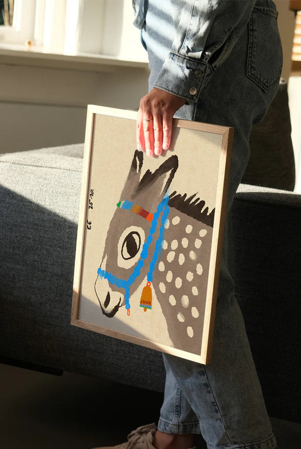 Little Donkey Poster - Enikő Eged (50x70cm)
