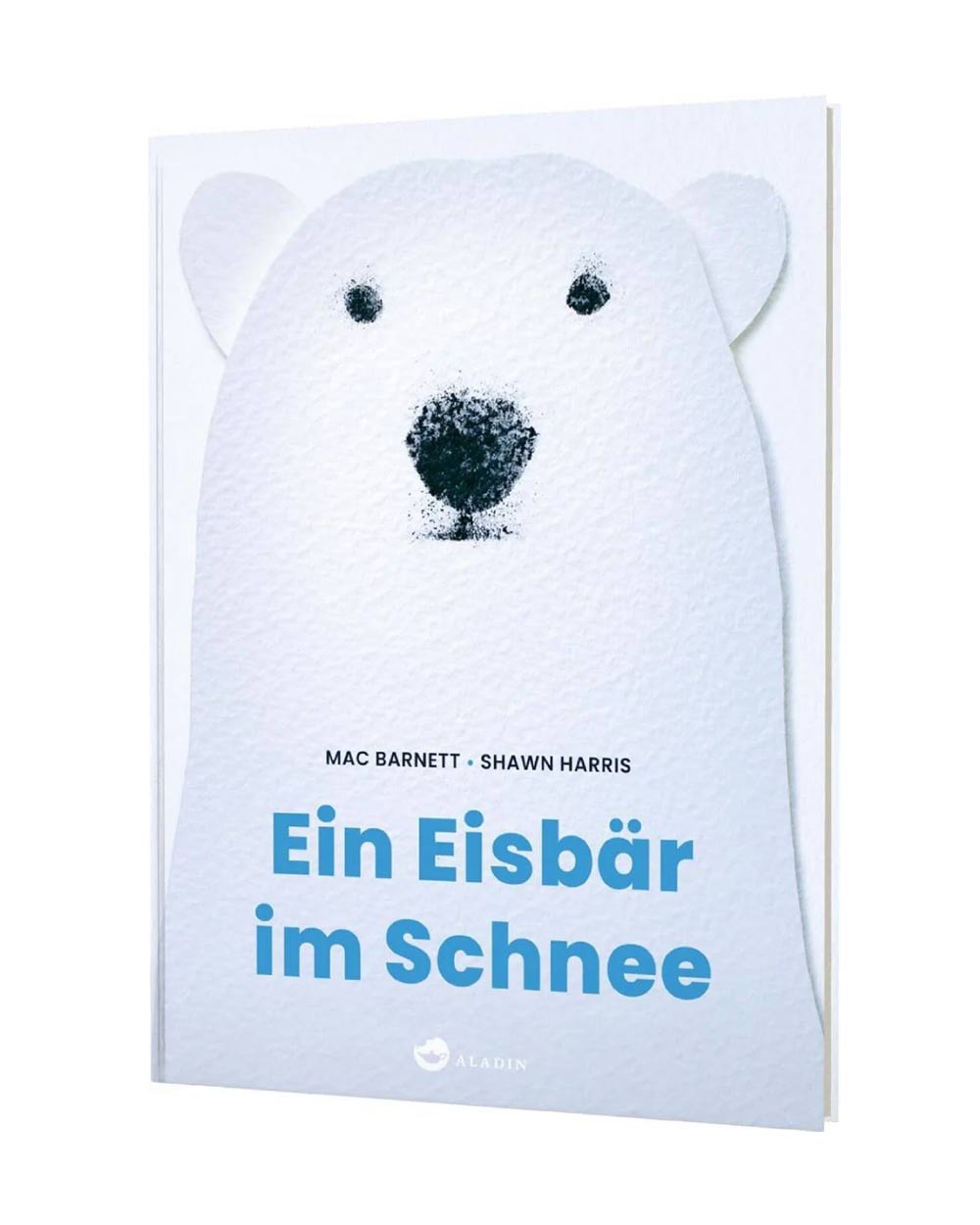 Ein Eisbär im Schnee