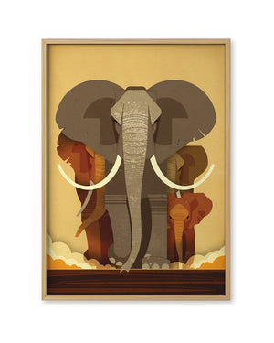 Elephant Poster (50x70cm)