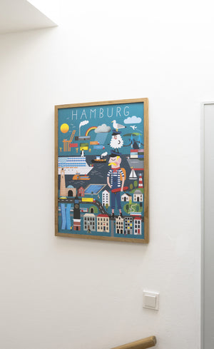 Hamburg Erklärbuch Poster