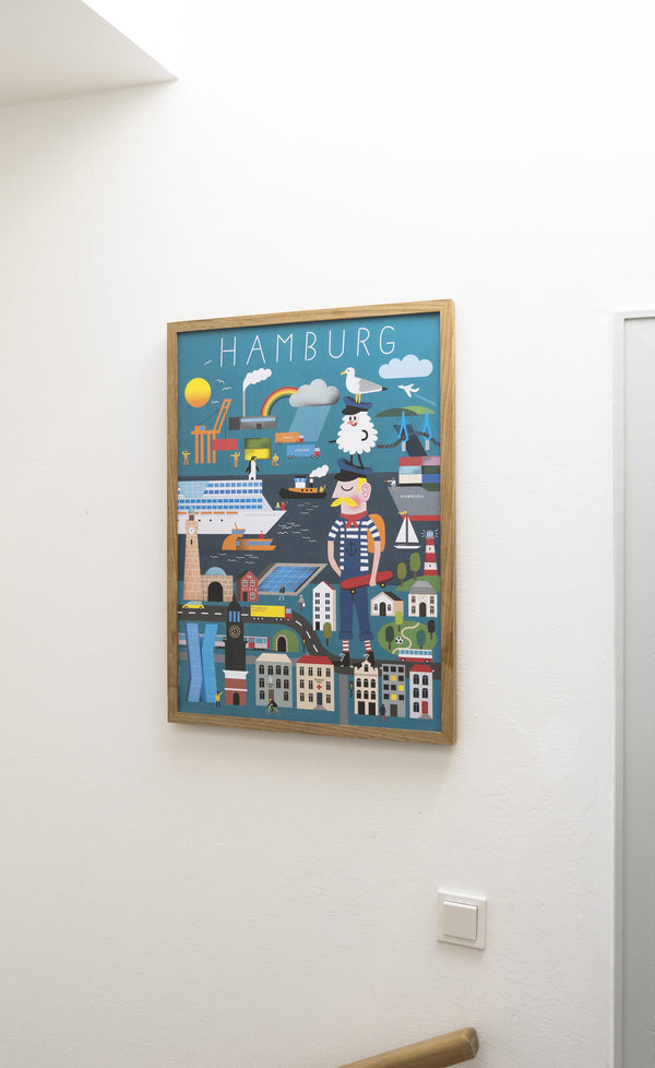 Hamburg Erklärbuch Poster