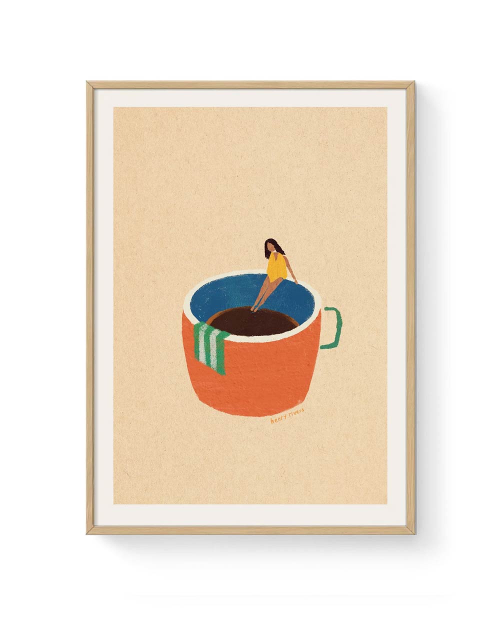 Henry Rivers - Espresso Dip Poster (Din A3)