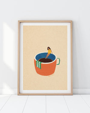 Henry Rivers - Espresso Dip Poster (Din A3)