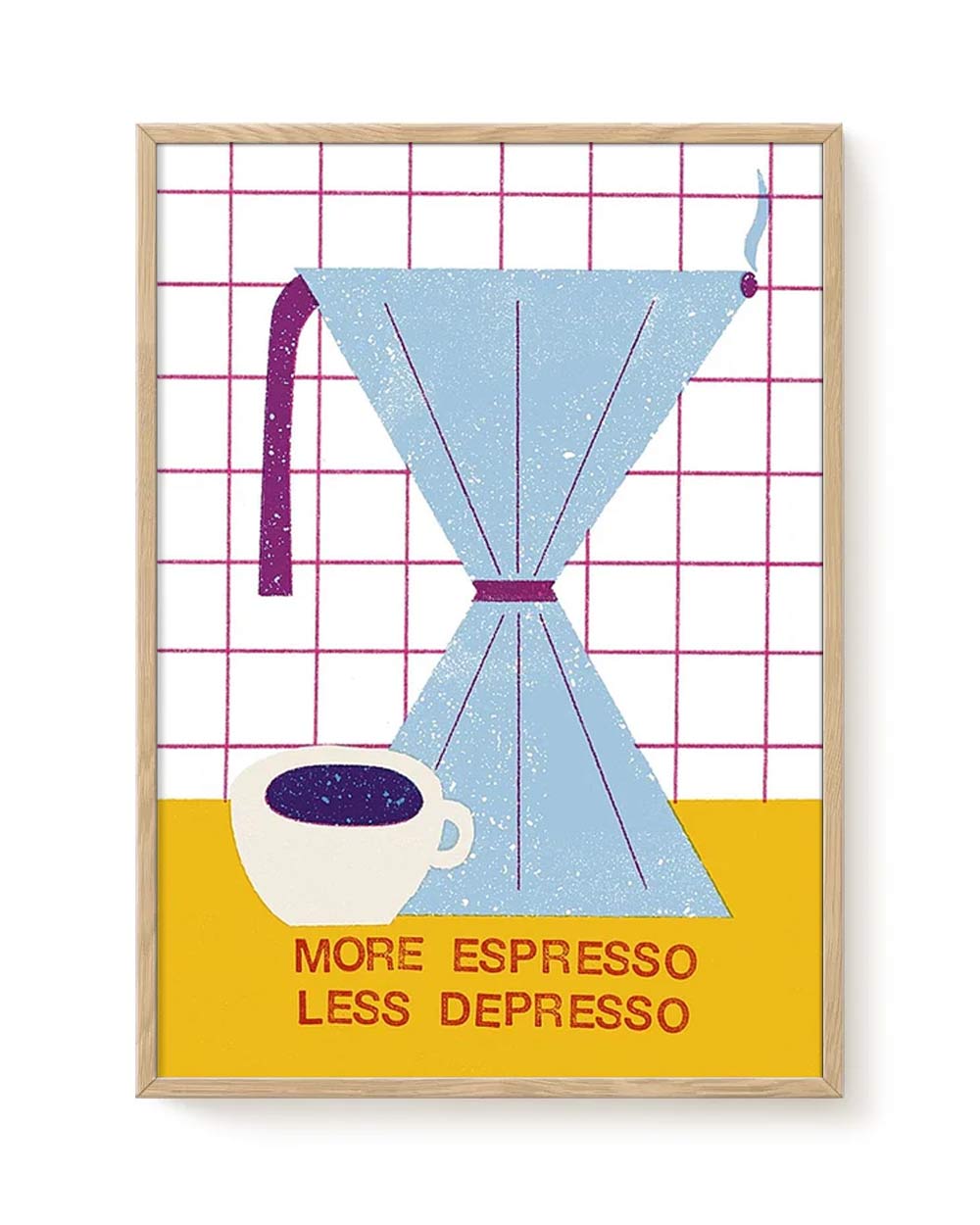 More Espresso Less Depresso Print (DIN A3)