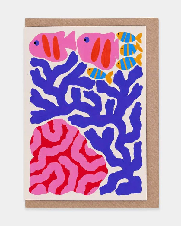 Evermade - Coral and Fish WWF Klappkarte
