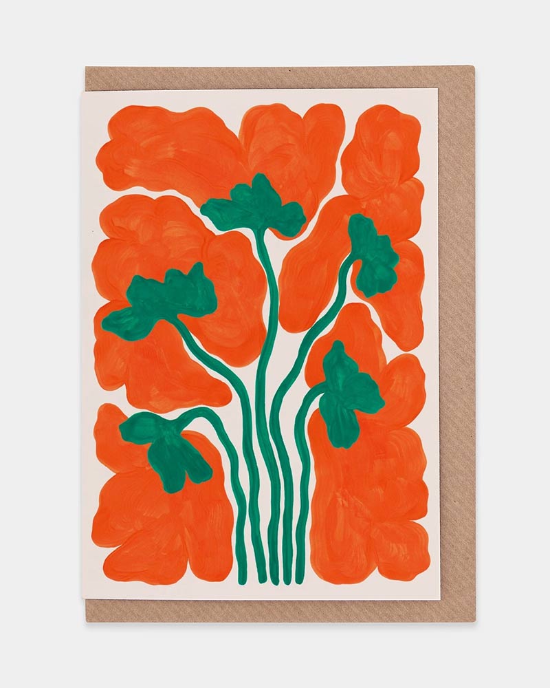 Poppies WWF Klappkarte