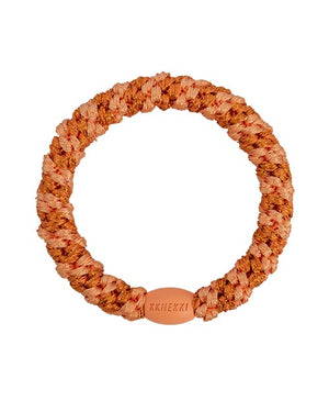 Kknekki Haargummi Stripe Faded Orange Glitter