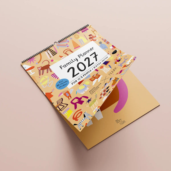 Familienkalender 2027 Happy Crew Anna Katharina Jansen x Nuukk