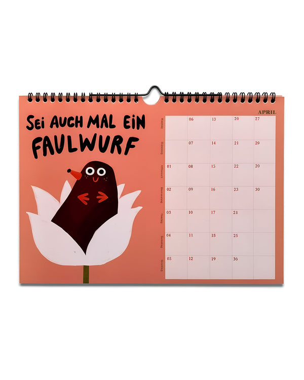 Jetzt wird mausgemuht - Der Faule Kalender 2026