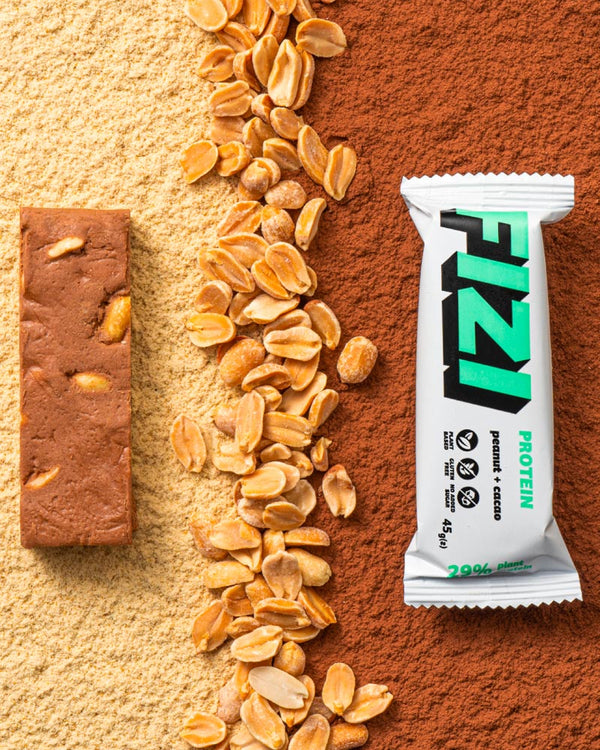 Fizi - Veganer glutenfreier Protein-Riegel „Erdnuss Kakao“ • 45g