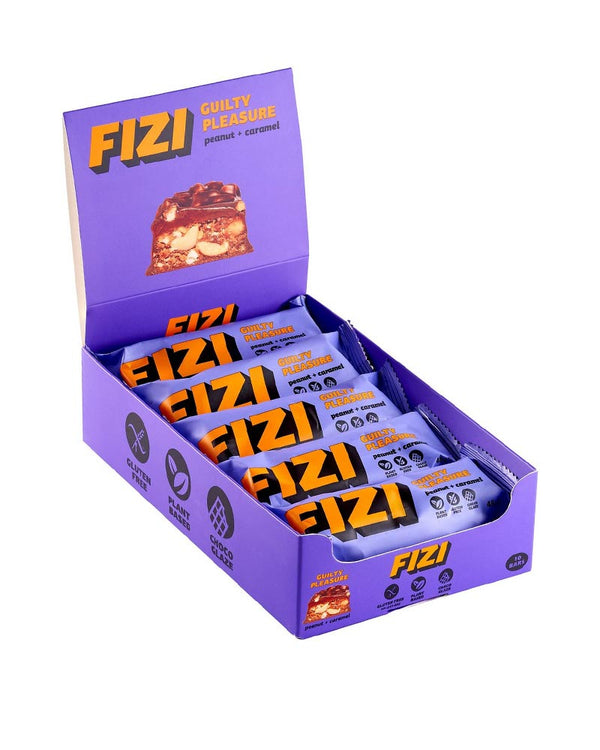 Fizi - Veganer glutenfreier Bar "Erdnuss + Karamell" • 45g