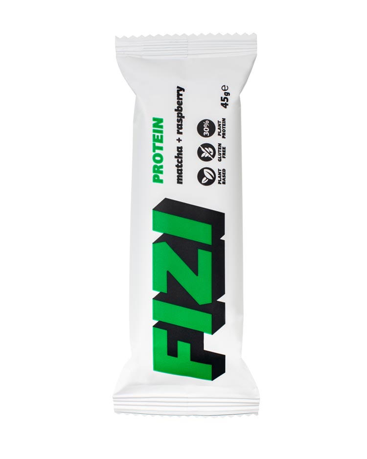 Fizi - Veganer glutenfreier Protein-Riegel „Matcha Raspberry“ • 45g