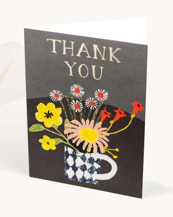 Hadley - Floral Thank You Klappkarte