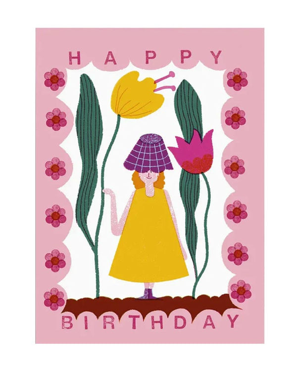 Barbara Dziadosz Birthday Girl Postkarte