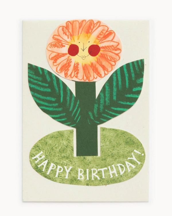 Hadley - Happy Birthday Flower Stand-Up Klappkarte