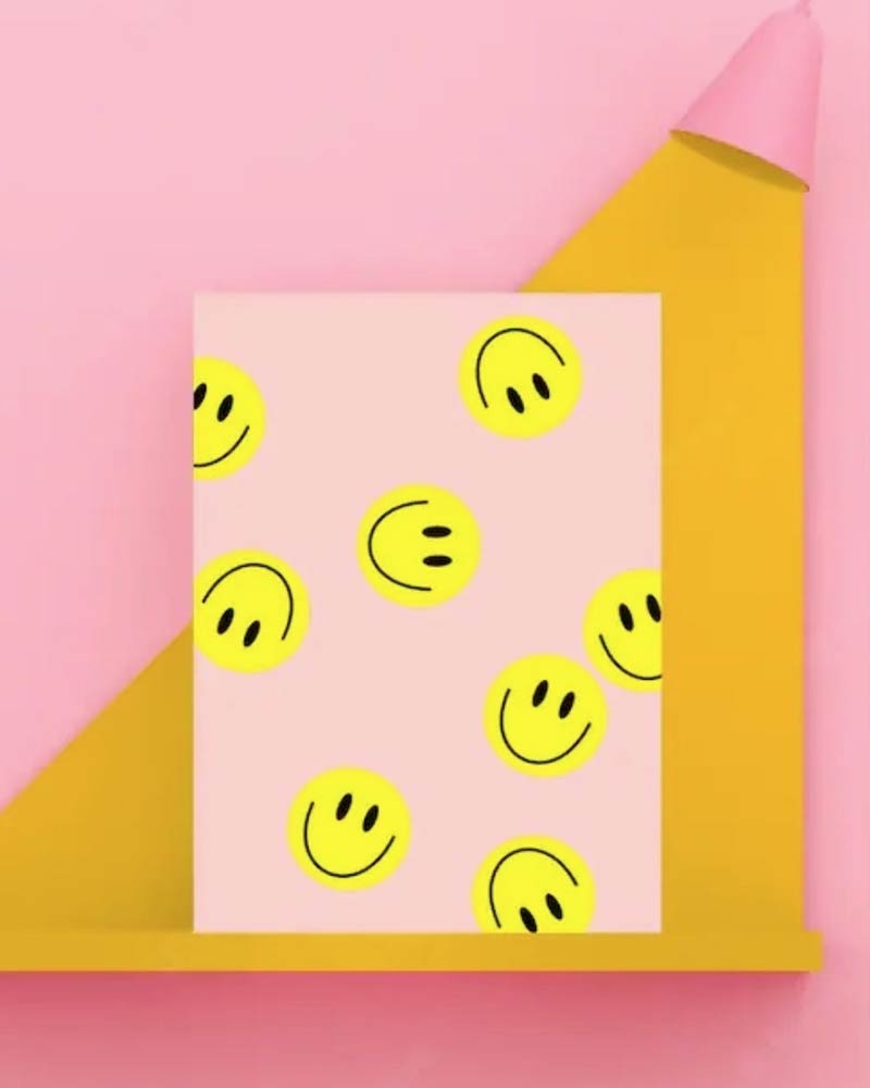 Hej.Ibiza - Flying Smileys Postkarte