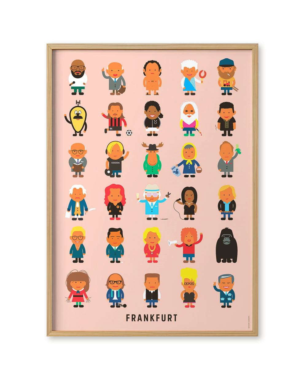 Leute Frankfurt Poster