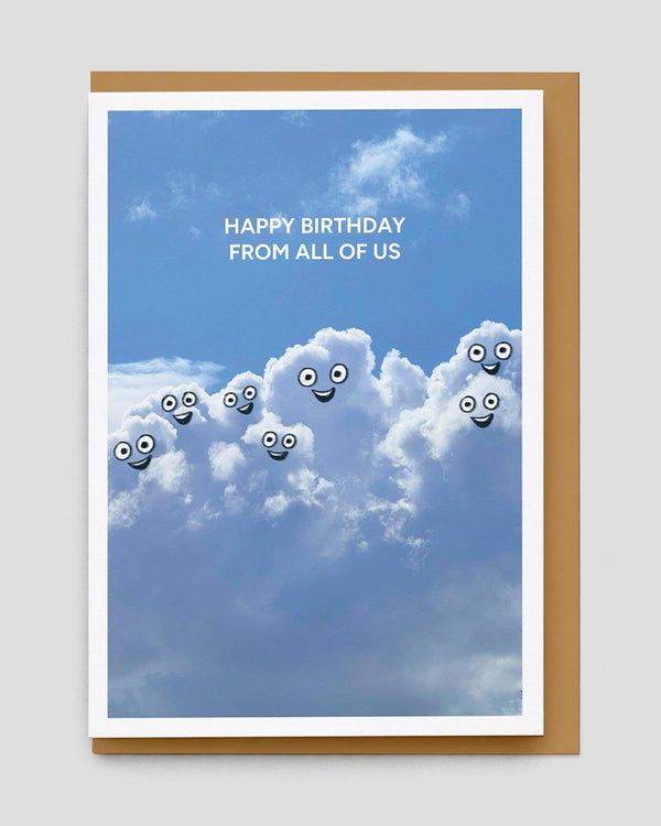 A Daily Cloud - Happy Birthday From All Of Us Klappkarte