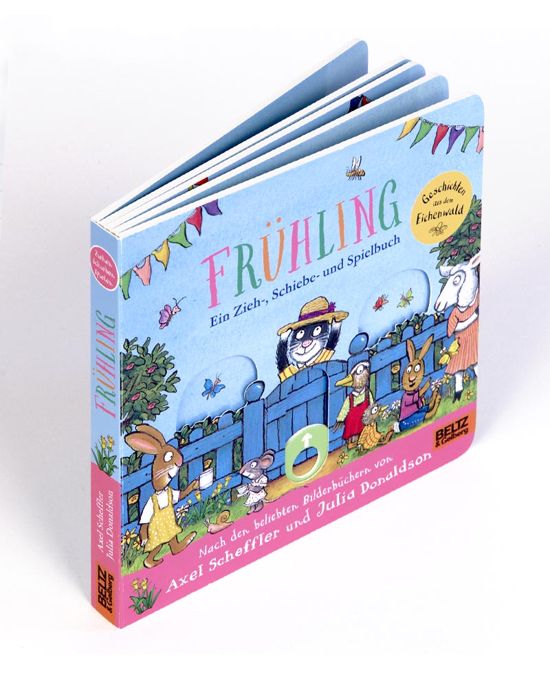 Frühling - Ein Zieh-, Schiebe- und Spielbuch