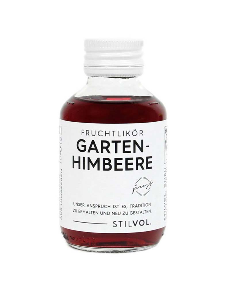Stilvol. - Gartenhimbeere Fruchtlikör 19% Vol. 100ml