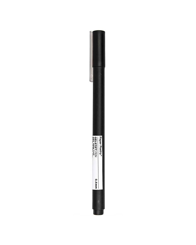 Paper Poetry Gelstift Fein 0,4mm Schwarz