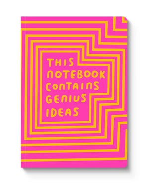 This Notebook Contains Genius Ideas Paperback Notebook