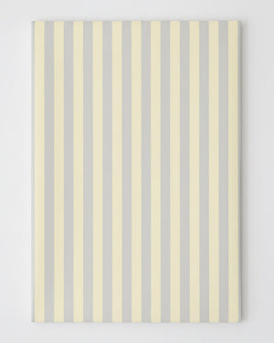 Hellgrau hellgelb Gestreiftes Geschenkpapier (3er Pack)