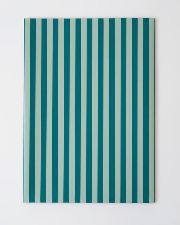 Mint Türkis Gestreiftes Geschenkpapier (3er Pack)