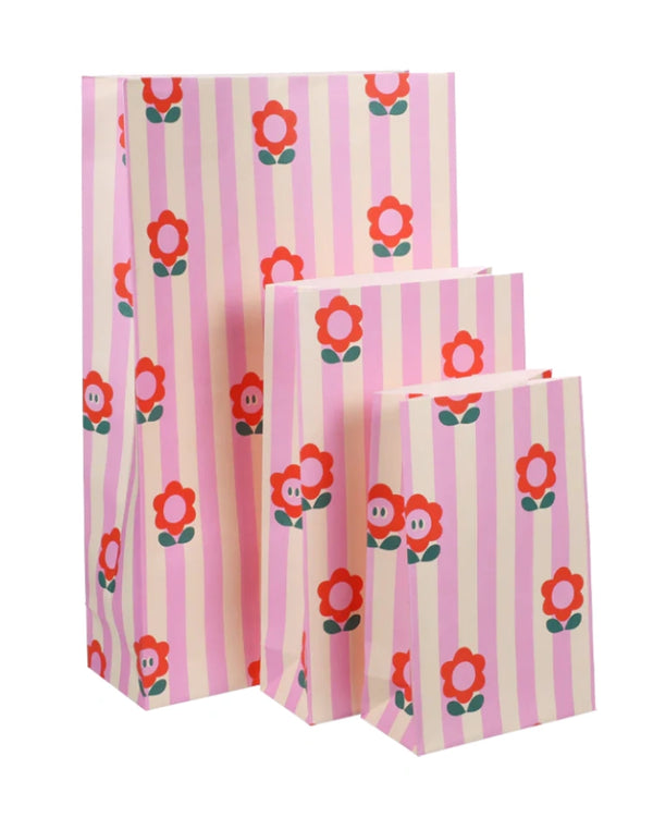 Geschenktüte Anne Pascal - Flower & Stripes