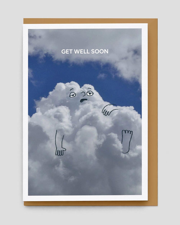 A Daily Cloud - Get Well Soon Cloud Klappkarte