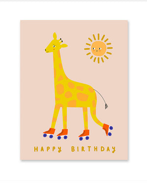 Giraffe Birthday Postkarte