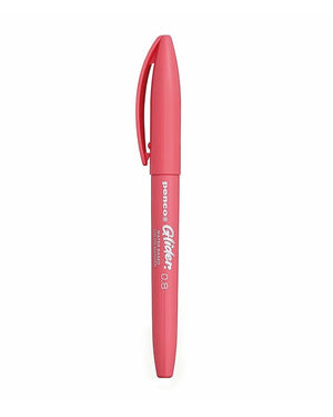 Penco Glider Colour Pen Pink: Schlanker, wasserbasierter Farbstift mit 0,8mm Spitze und warmem Pink-Rot, ideal zum Schreiben und Markieren. Hergestellt in Japan.