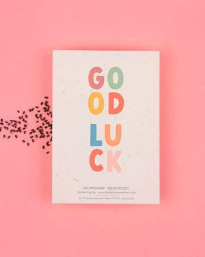 „Viel Glück“ Wildblumen Samentüte - La Fabrique à Sachets