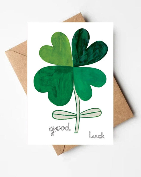 Good Luck Klappkarte