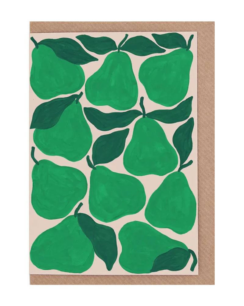 Evermade - Green Pears Klappkarte