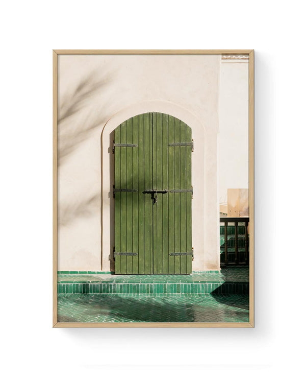The Green Wooden Door Poster - Henrike Schenk (DIN A3)