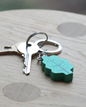 Green Leaf Schlüsselanhänger