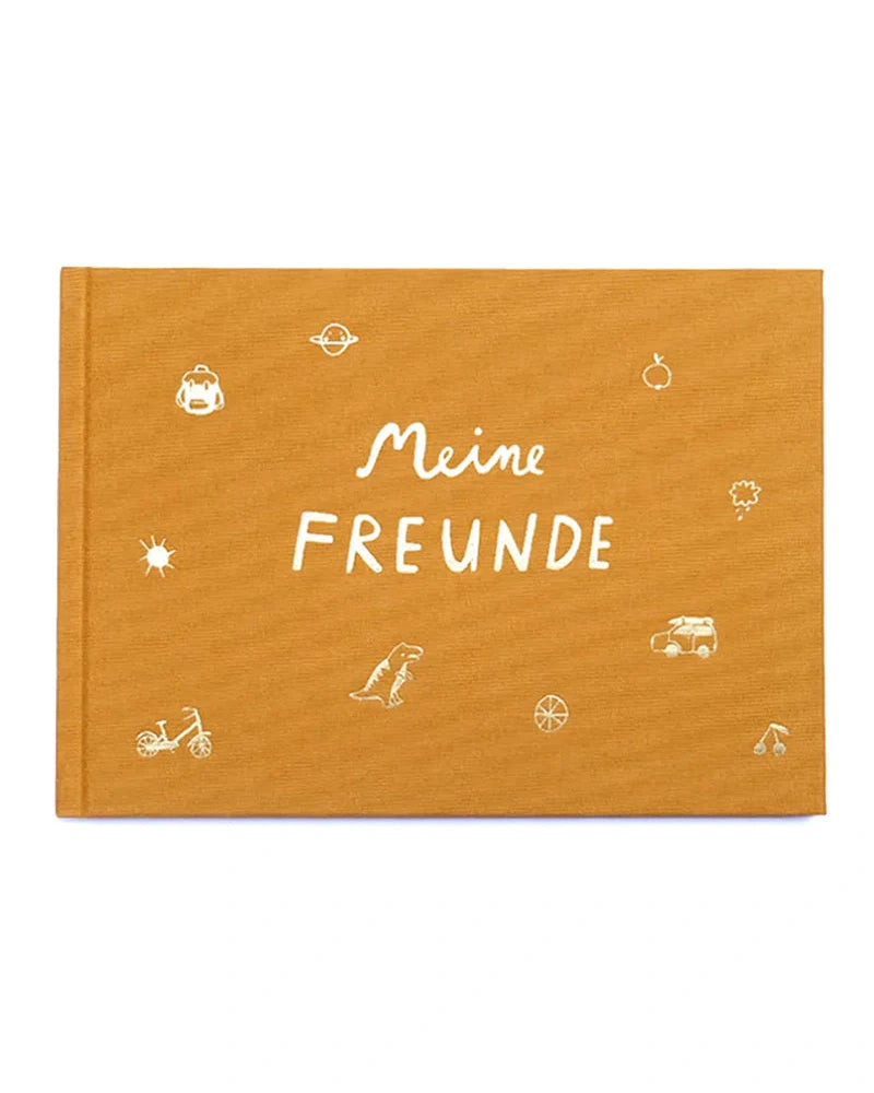 Gretas Schwester Freundebuch Meine Freunde Gelb