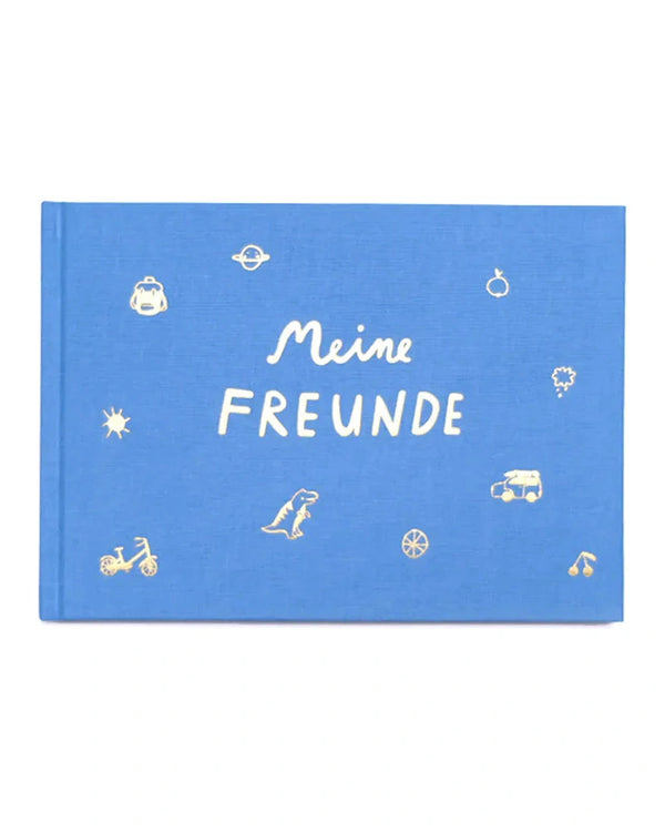 Gretas Schwester Freundebuch Meine Freunde Blau