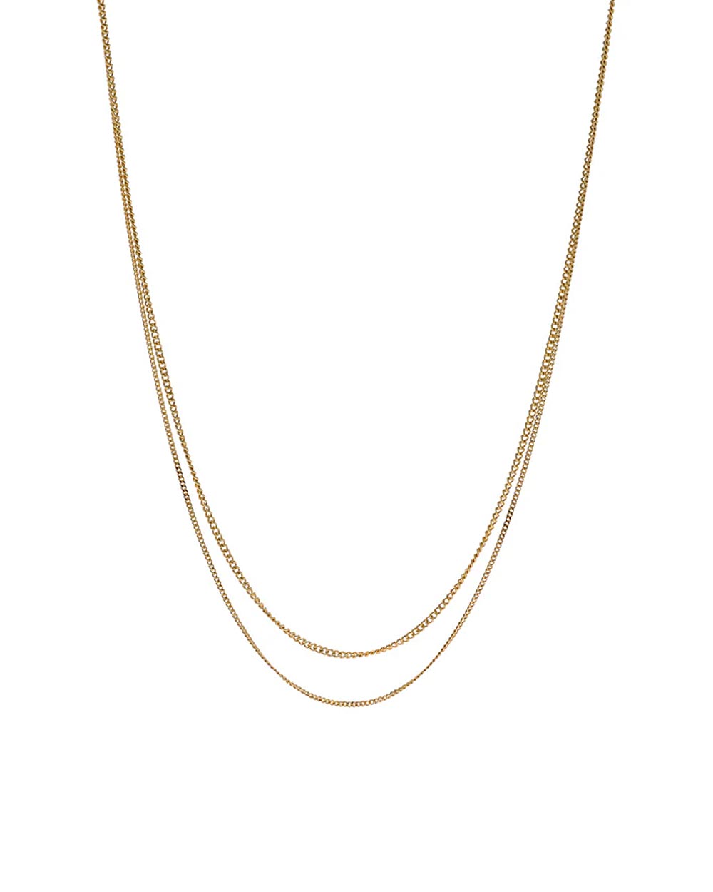 Le Double Grumetta Kette Gold